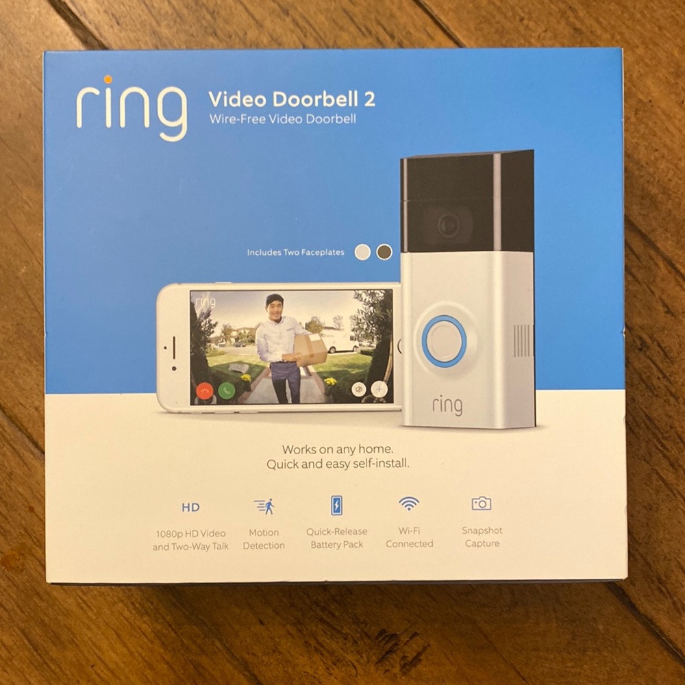 NWT Ring video doorbell 2